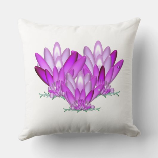 蓮の花ピンク クッション (裏面)