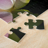 蓮の花ペアII ジグソーパズル (側面)