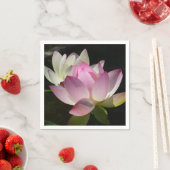蓮の花ペアII スタンダードカクテルナプキン (インサイチュ)