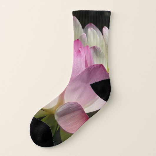 蓮の花ペアII ソックス (左外側)