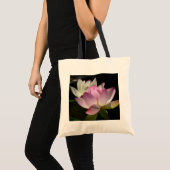蓮の花ペアII トートバッグ (正面(商品))