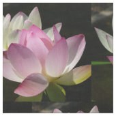 蓮の花ペアII ファブリック (クローズアップ)