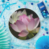 蓮の花ペアII ペーパープレート (パーティー)