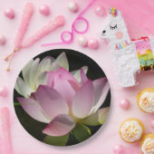 蓮の花ペアII ペーパープレート (パーティー)