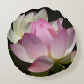蓮の花ペアII ラウンドクッション (裏面)