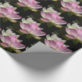 蓮の花ペアII ラッピングペーパー (角)