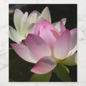 蓮の花ペアII ワインラベル (シングルラベル)