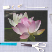 蓮の花ペアII 薄葉紙 (クラフト)