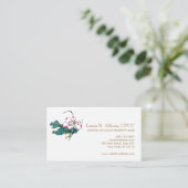 蓮の花ホリスティック健康相談員 名刺 (スタンド正面)