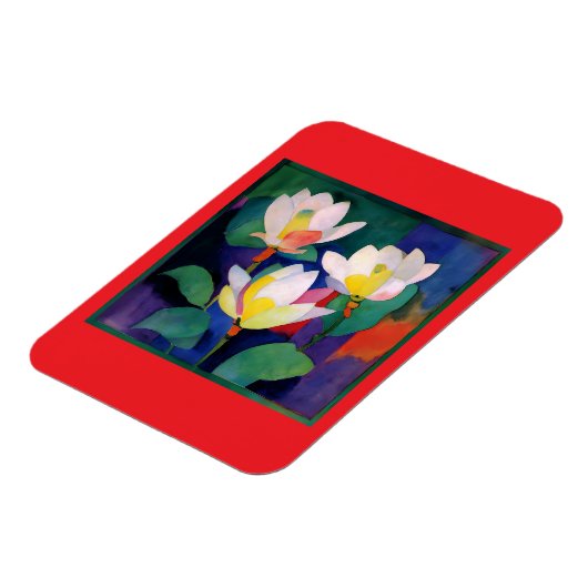 蓮の花マグネット マグネット (左側)