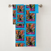 蓮の花中国の水龍 バスタオルセット (インサイチュ)