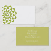 蓮の花事業又はコール・カード 名刺 (正面/裏面)