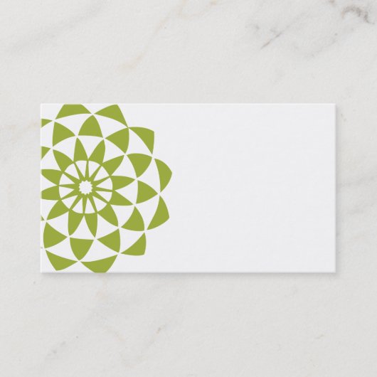 蓮の花事業又はコール・カード 名刺 (正面)