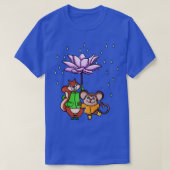 蓮の花傘 Tシャツ (デザイン正面)