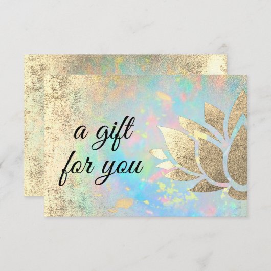 蓮の花券 (正面/裏面)