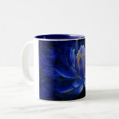 蓮の花及びその意味 ツートーンマグカップ (正面左)