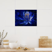 蓮の花及びその意味 ポスター (キッチン)