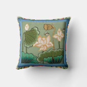 蓮の花壁画クッション クッション (裏面)