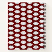 蓮の花手帳 ノートブック (裏面)