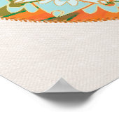 蓮の花曼荼羅のポスター ポスター (角)