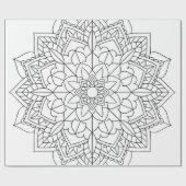 蓮の花曼荼羅 ラッピングペーパー (フラット)
