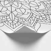 蓮の花曼荼羅 ラッピングペーパー (角)