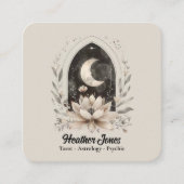 蓮の花月 スクエア名刺 (正面)