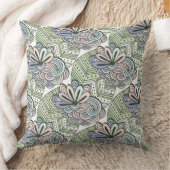 蓮の花柄装飾用クッション クッション (ブランケット)