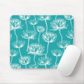 蓮の花柄 マウスパッド (マウス)