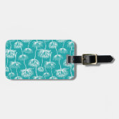 蓮の花柄 ラゲッジタグ (正面横)