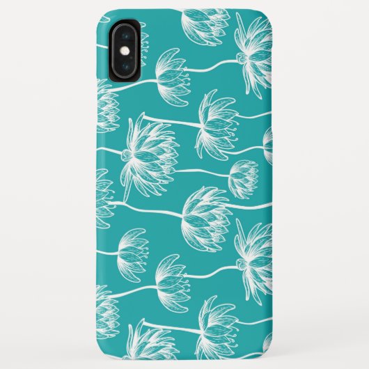 蓮の花柄 Case-Mate iPhoneケース (裏面)