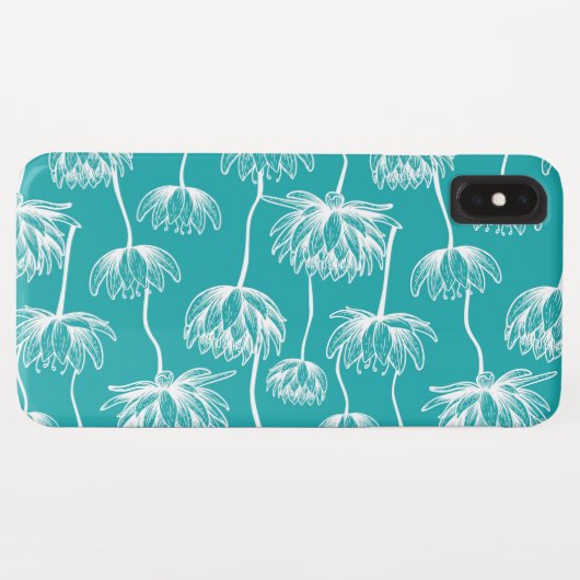 蓮の花柄 Case-Mate iPhoneケース (裏面(横))