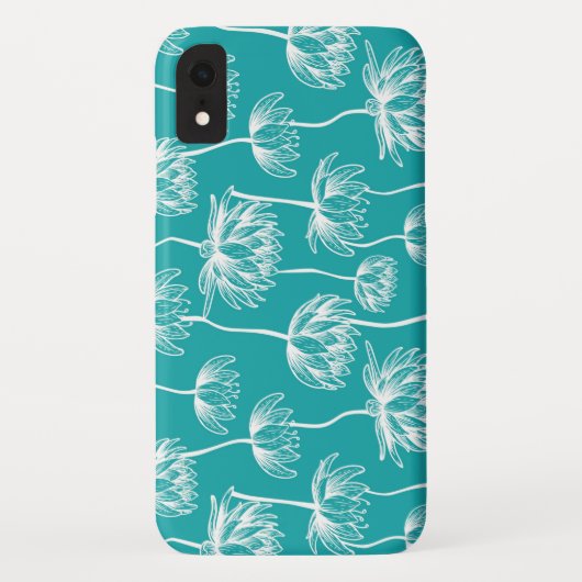 蓮の花柄 Case-Mate iPhoneケース (裏面)