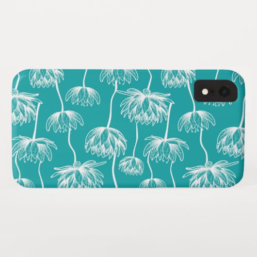 蓮の花柄 Case-Mate iPhoneケース (裏面(横))