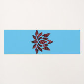 蓮の花模様 ヨガマット (裏面(横))