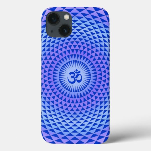 蓮の花瞑想ホイール OM Case-Mate iPhoneケース (裏面)