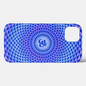蓮の花瞑想ホイール OM Case-Mate iPhoneケース (裏面 (横))