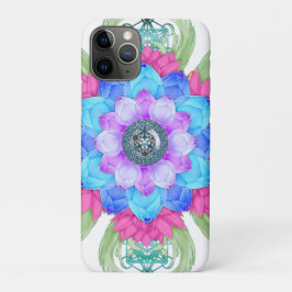 蓮の花色スペクトルが珍しいiPhoneケース iPhone 11 Proケース