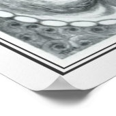 「蓮の花」アールヌーボー・バイ・フィドゥス ポスター (角)