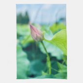 蓮の花 キッチンタオル (縦)