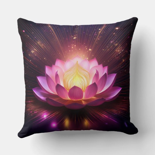 蓮の花 クッション (裏面)