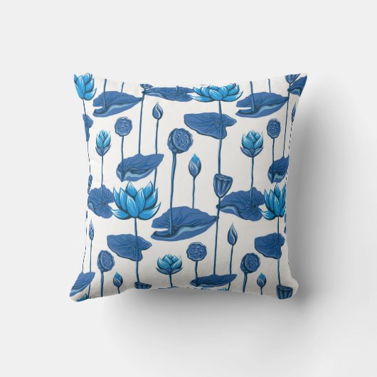 蓮の花 クッション (裏面)