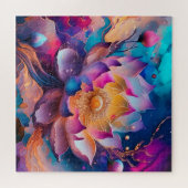 蓮の花 ジグソーパズル (横)