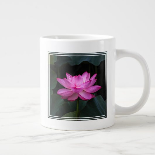 蓮の花 ジャンボコーヒーマグカップ (右)