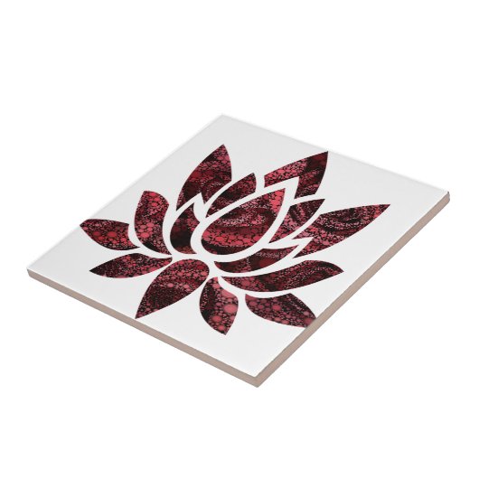 蓮の花 タイル (側面)