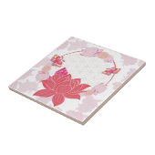 蓮の花 タイル (側面)