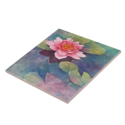 蓮の花 タイル (側面)