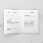 蓮の花 タージ・マハル インドの結婚式 プログラム (内部)