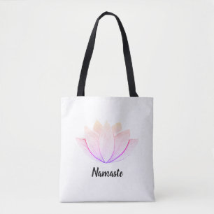 蓮の花 トートバッグ