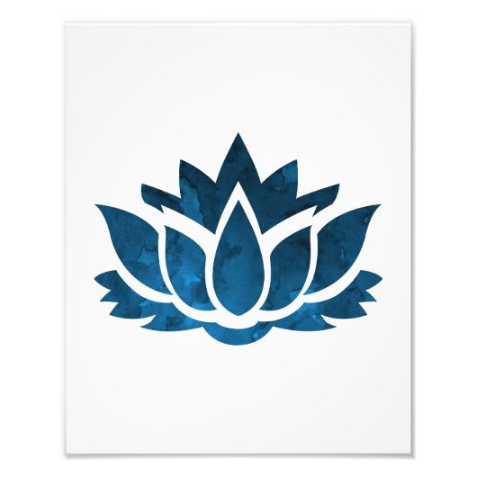 蓮の花 フォトプリント            (正面)